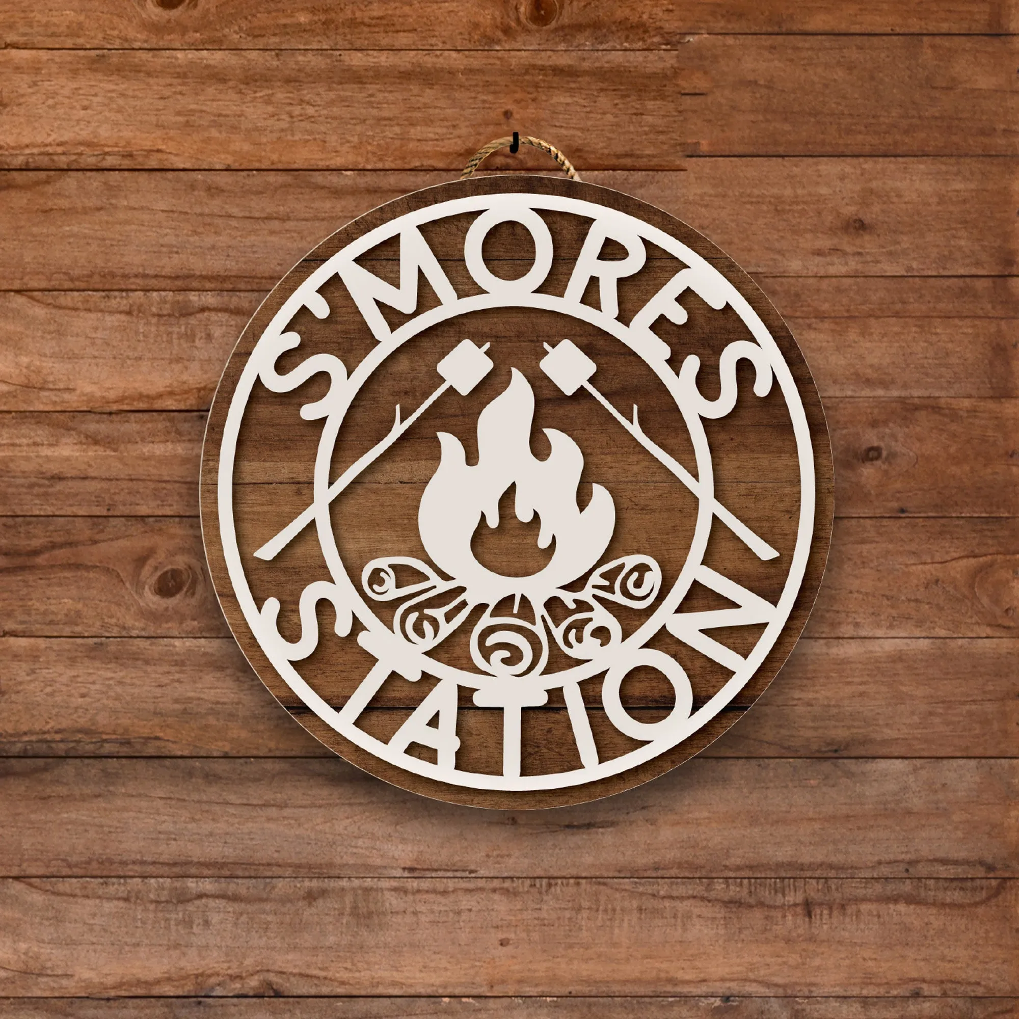 Smores Station Cabin Decor