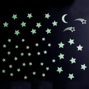 Starry Night Glow in the Dark Wall Stickers