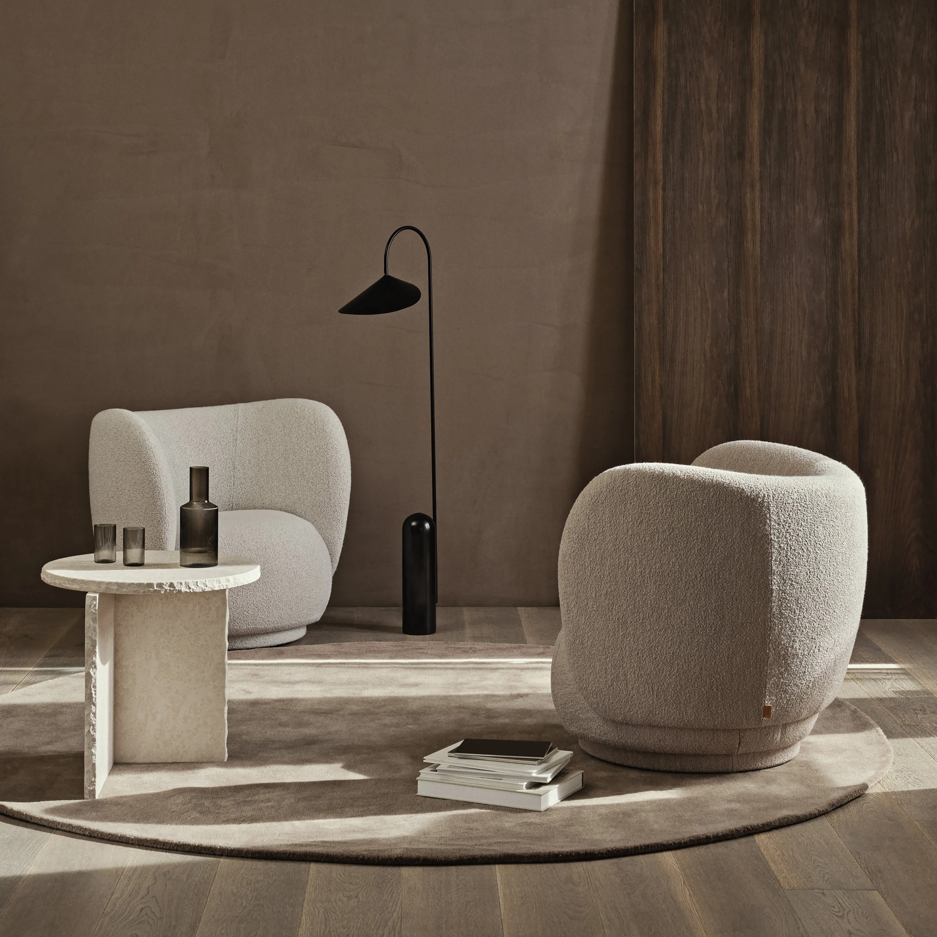 Stille Round Tufted Rug