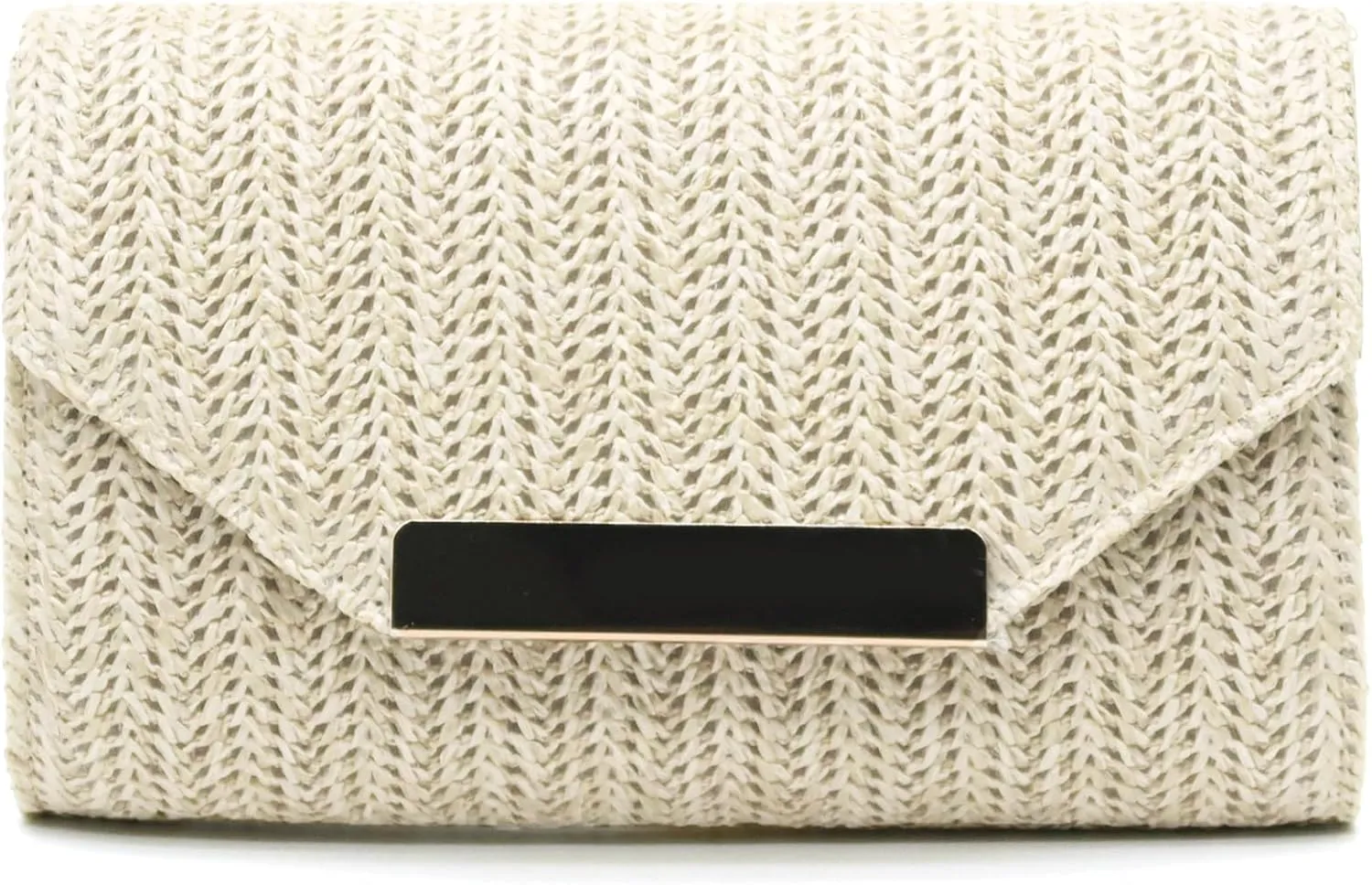 Straw Clutch Purse Shoulder Crossbody Bag Raffia Evening Bags Woven Beach Handbags for Summer Vacation/Wedding