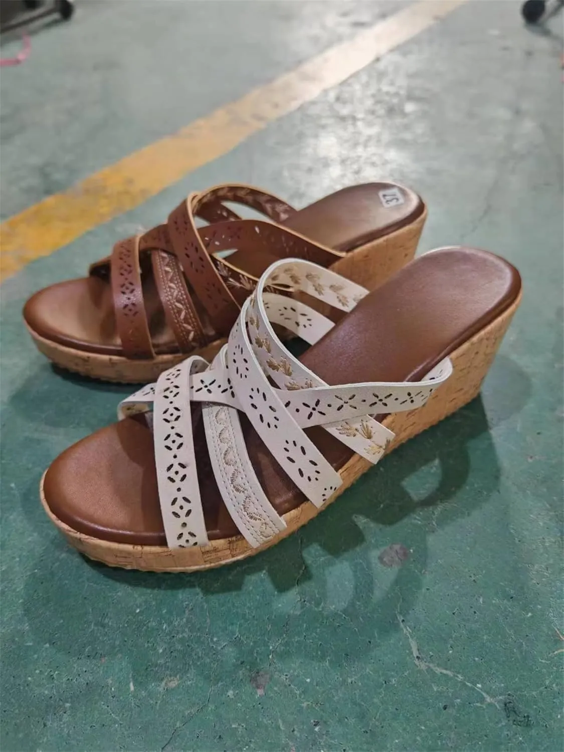 Summer Wedge Sandals for Women 2025 Arch Support Orthopedic Comfortable Platform Sandals Trendy Leather Slides Slippers Walking Outdoor Rubber Soles