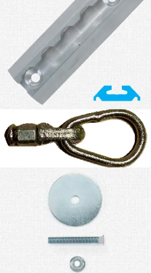Surface Angle L Track Install Kit & Fitting | LT2M