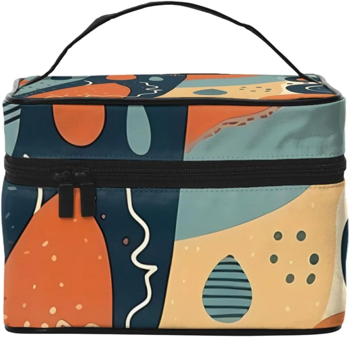 Toiletry Bag for Women Men Dopp Kit Travel Makeup Bag Make Up Organizers Cosmetic Bag Patterns with Different Shapes Hanging Toiletry Bag Shaving Bag with Large Capacity for Travel