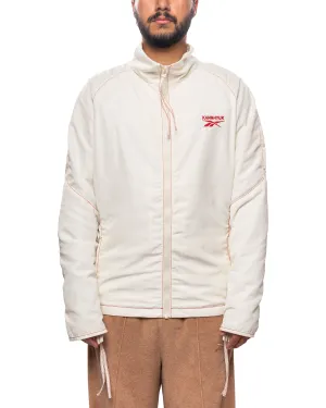 Track Jacket White/Red