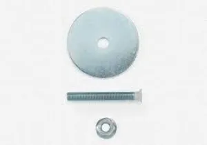 Wheelchair 5/16" (8mm) Grade F835 Track Bolt with Washer & Nut QTY 1 | FE201006