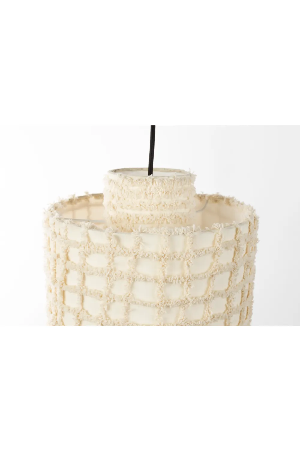 White Cotton Pendant Lamp | DF Arjun