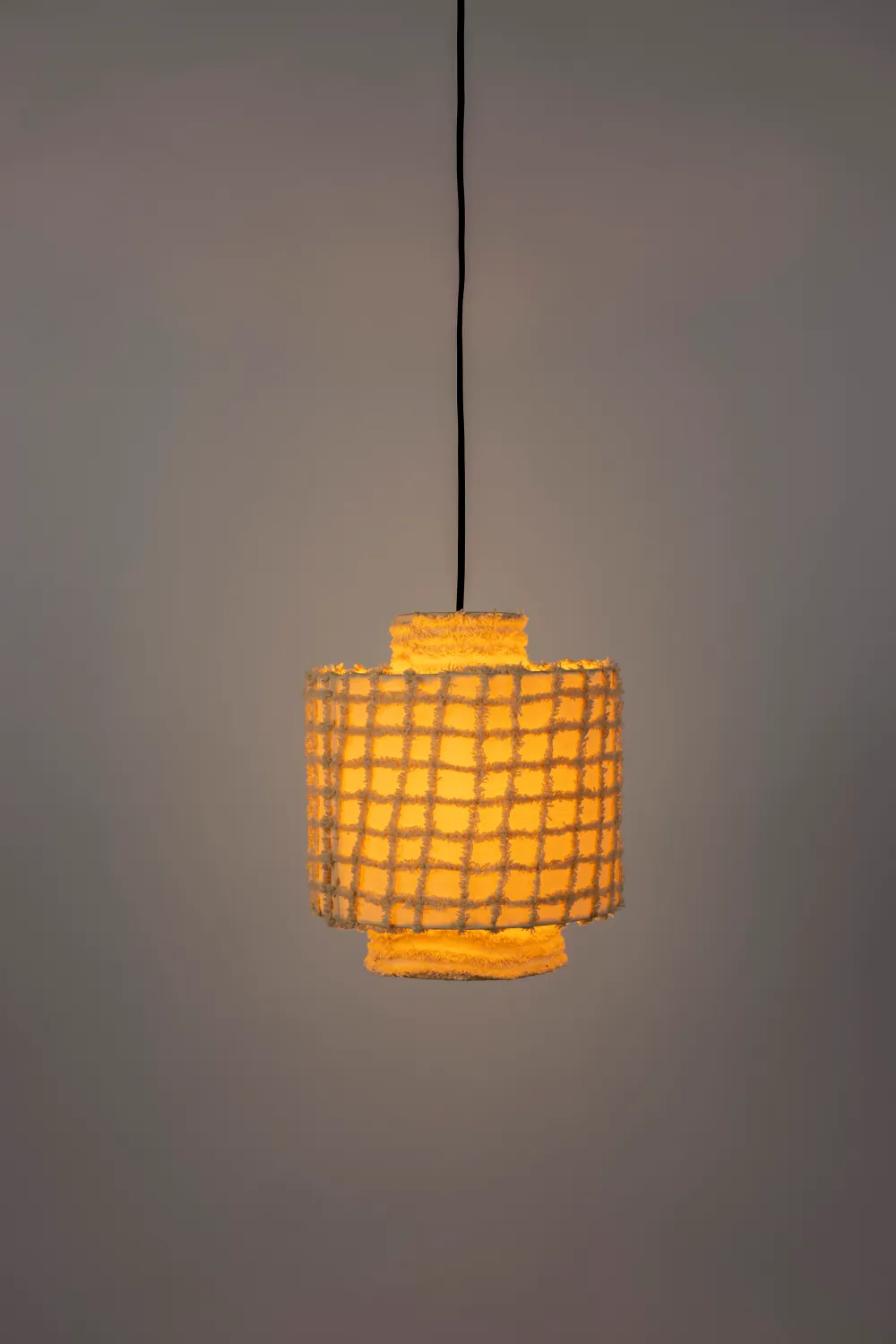 White Cotton Pendant Lamp | DF Arjun