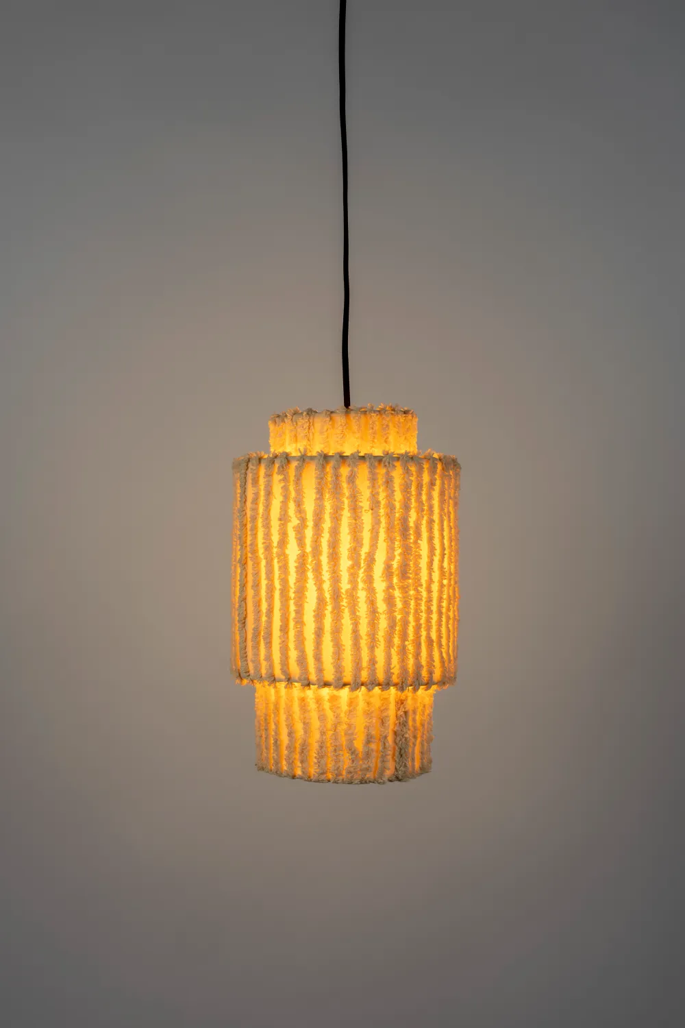 White Cotton Pendant Lamp | DF Arjun