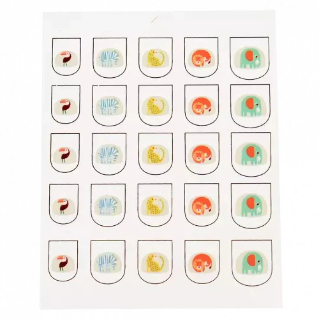 Wild Wonders Nail Stickers (Pack of 25)
