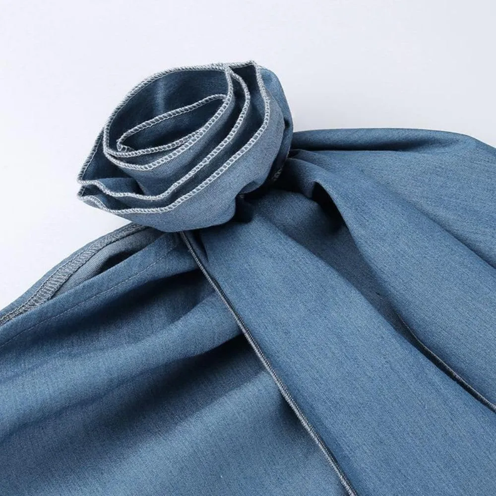 Women Denim Skirts with Pockets Button Front Denim Long Split Skirt Midi Length A Line Denim Pencil Skirt Denim Blazer top