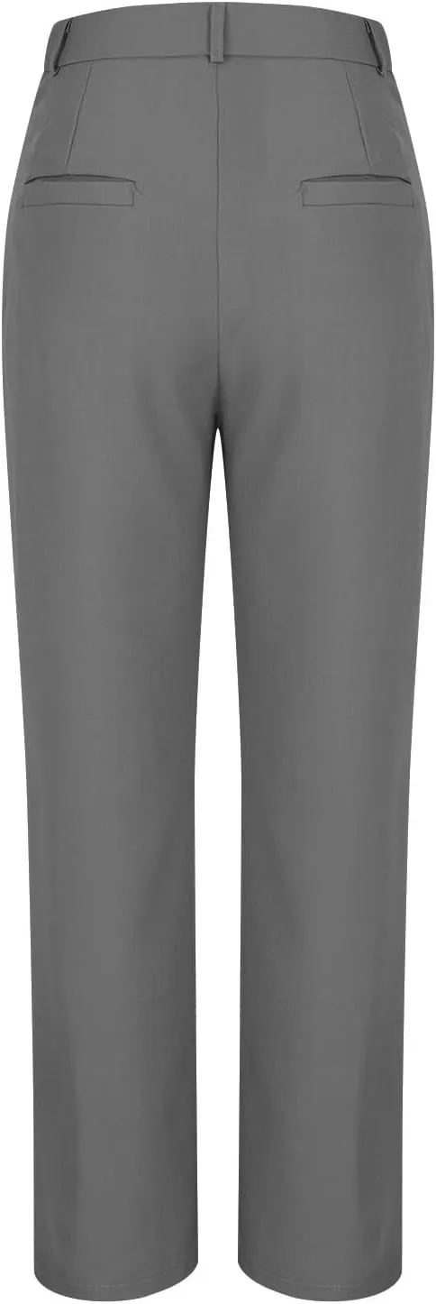 Women Dress Pants Flare Leggings Work Office Pant Wide Leg Slacks High Waist Bootcut Business Trousers Bottoms Clothes