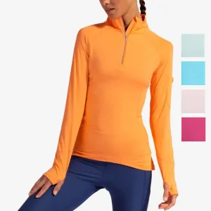 Women's Mock Zip Tennis Top
