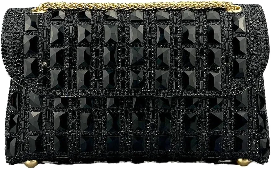 Women's Rhinestone Clutch Evening Bags Shoulder Crossbody Bag Handbag Sparkly Glitter Purse Dinner Party Prom Wedding