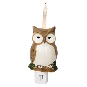 Woodland Owl Bubble Night Light