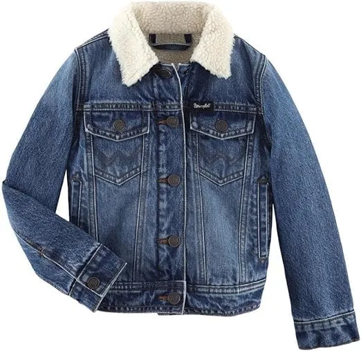 Wrangler (WSL Girls Jacket Sherpa Denim Denim M