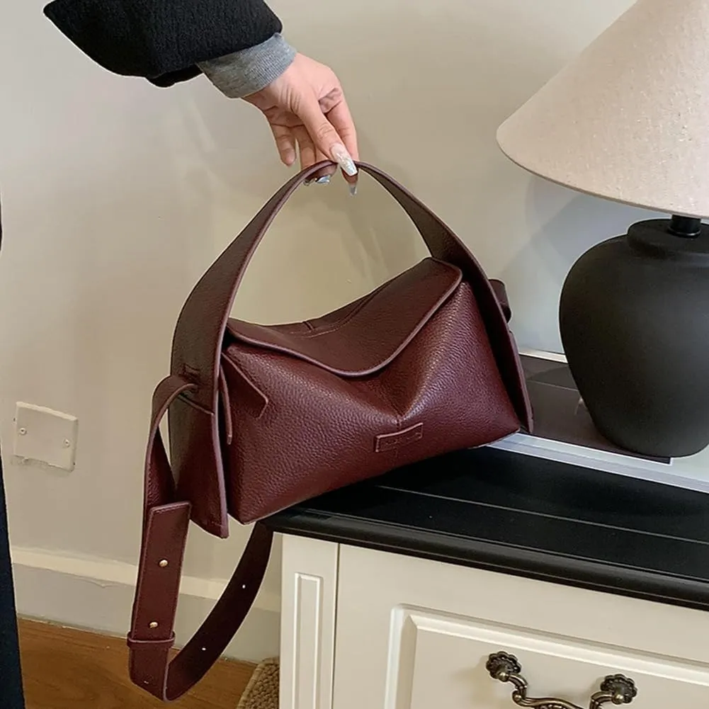 YFGBCX Shoulder Bag Vegan Leather Handbags for Women Crossbody Bag Satchel Purse Designer Mini Tote Bag Top Handle Bag